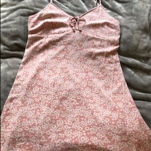 Short Pink Flower Dress from Hollister